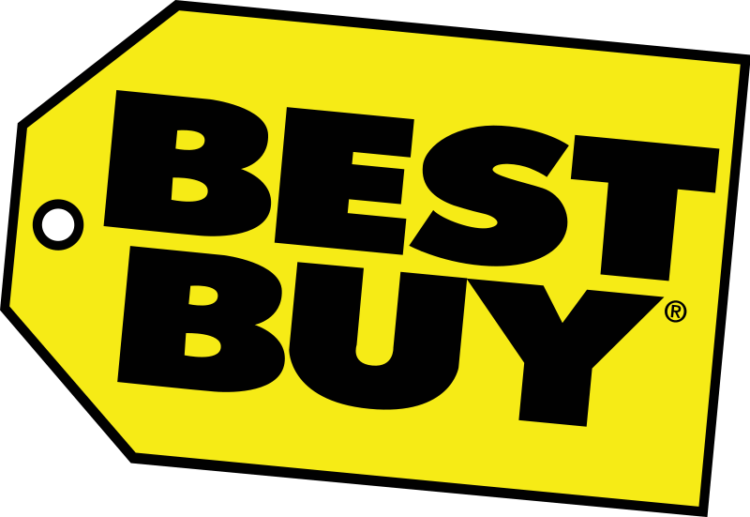 Best Buy рекламирует покупку продуктов Apple в своих магазинах. Фото.