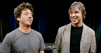 Google co-founders Sergey Brin and Larry Page Google co-founders Sergey Brin and Larry Page