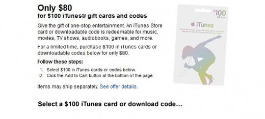 iTunes gift card iTunes gift card