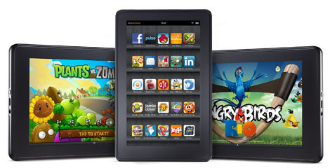 Видеообзор планшета Kindle Fire от Amazon. Фото.