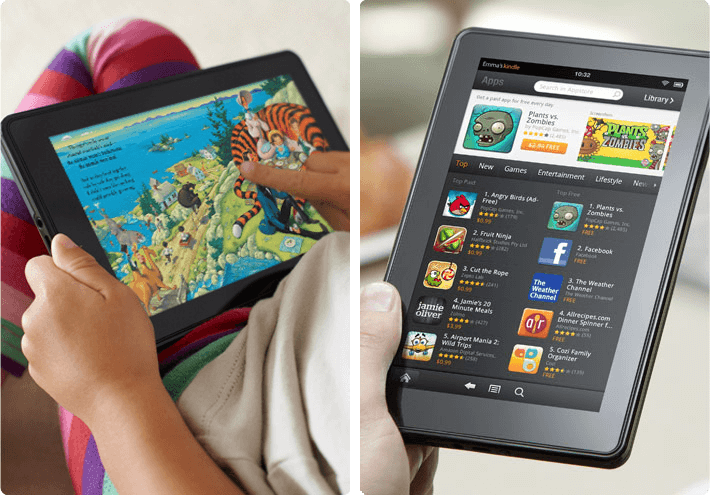 Amazon работает над 8,9″ модификацией Kindle Fire. Фото.