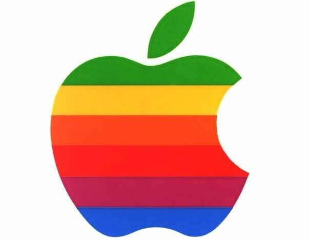 Радужный логотип Apple Радужный логотип Apple