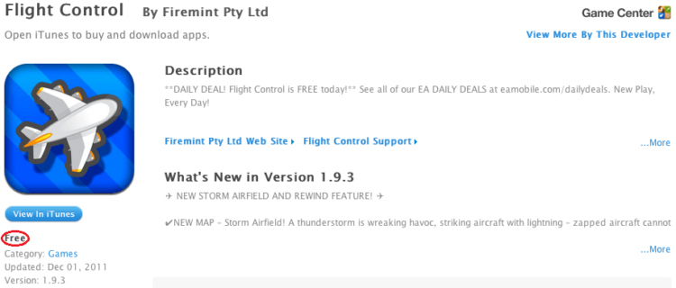 Только сегодня Flight Control и Mirrors Edge бесплатно в App Store, поторопитесь! Фото.