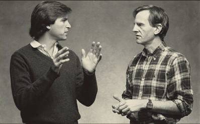 С Джоном Скалли, 1984 г. С Джоном Скалли, 1984 г.