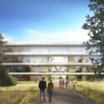 Apple представила обновленные изображения своего будущего офиса. Фото.