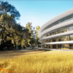 Apple представила обновленные изображения своего будущего офиса. Фото.