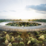 Apple представила обновленные изображения своего будущего офиса. Фото.