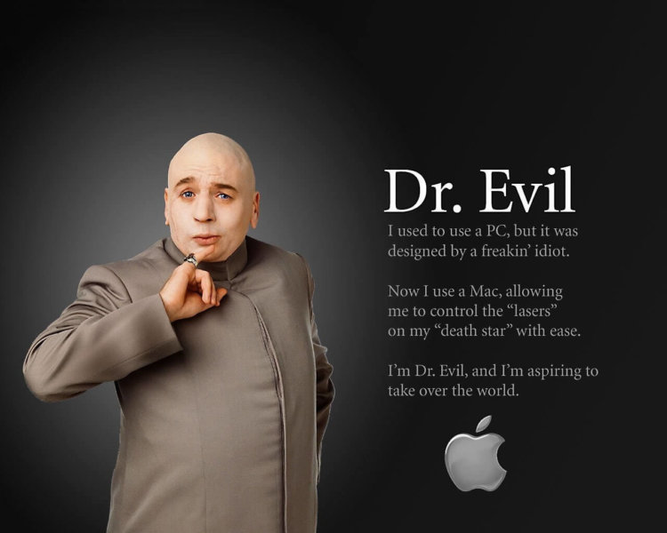 Dr. Evil Apple Dr. Evil Apple