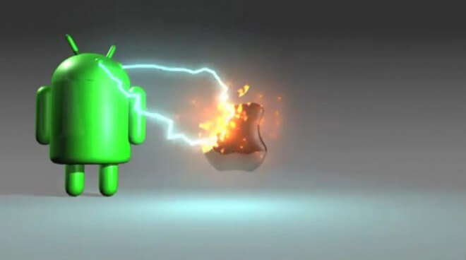 Почему Android не удается догнать Apple на корпоративном рынке. Фото.