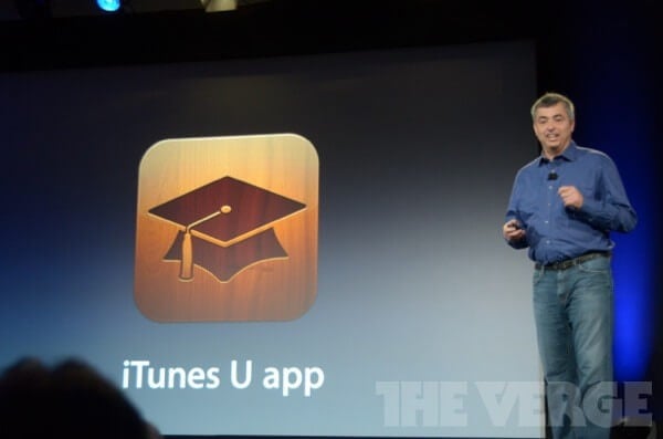 iTunes U — доступный интерактив для учащихся. Фото.