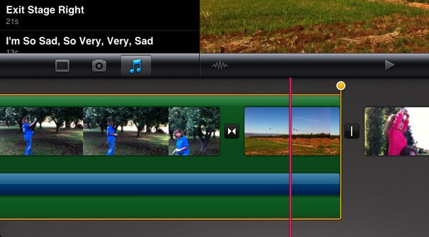 Как в imovie повернуть фото на iphone