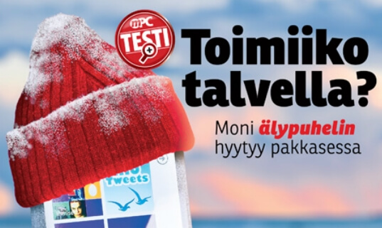 Журнал Micro PC протестировал телефоны на морозоустойчивость Журнал Micro PC протестировал телефоны на морозоустойчивость