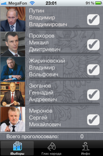 Предвыборные расклады в App Store Предвыборные расклады в App Store