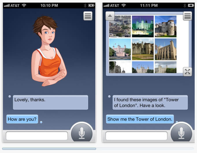 Приложение Speaktoit Assistant для iOS Приложение Speaktoit Assistant для iOS