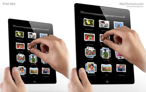 Сравнение iPad Mini с iPad Сравнение iPad Mini с iPad