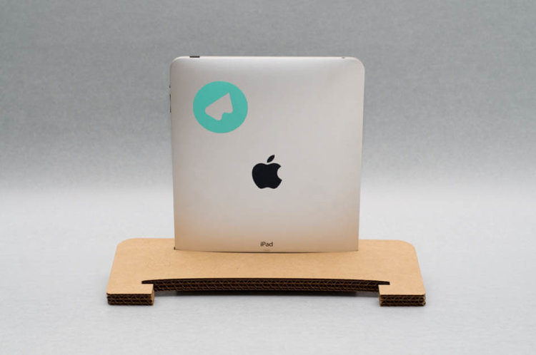 Картонный держатель для iPad Картонный держатель для iPad