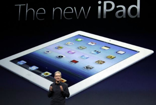 Тим Кук представил в марте 2012 года новый iPad Тим Кук представил в марте 2012 года новый iPad