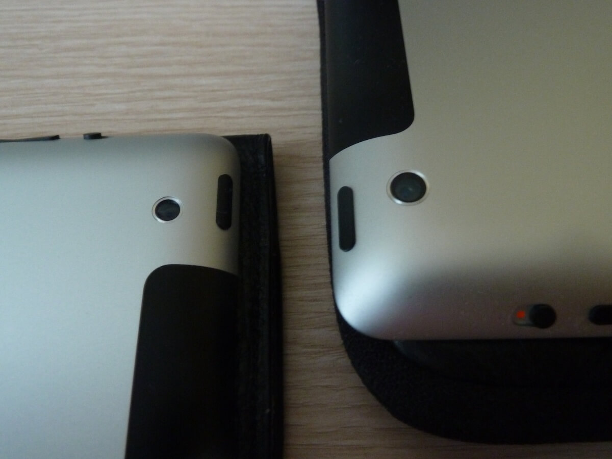 Внешний размер глазка камеры iPad 2 и The new iPad