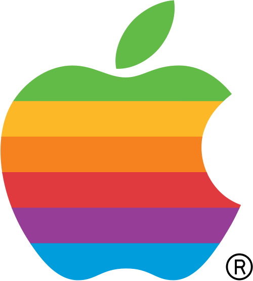 Цветной логотип Apple Цветной логотип Apple