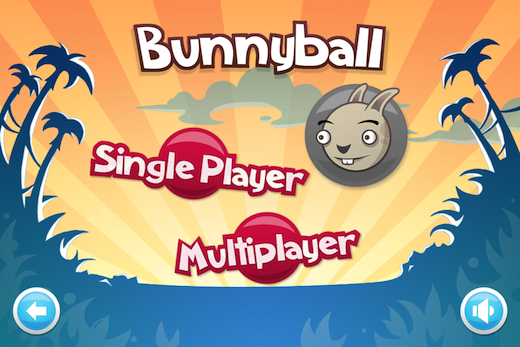 Arcade Bunnyball основное меню Arcade Bunnyball основное меню