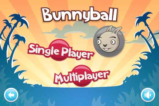 Arcade Bunnyball основное меню Arcade Bunnyball основное меню