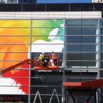 Apple готовит Yerba Buena Center к презентации iPad 3. Apple готовит Yerba Buena Center к презентации iPad 3. Фото.