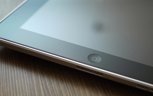 Кнопка "Домой" на iPad Кнопка "Домой" на iPad
