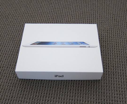 Коробка нового iPad Коробка нового iPad