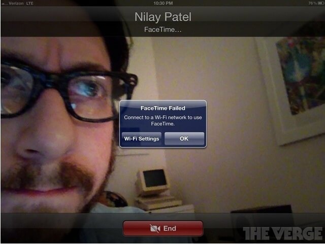 FaceTime в iPad по 4G? Забудьте! FaceTime в iPad по 4G? Забудьте!