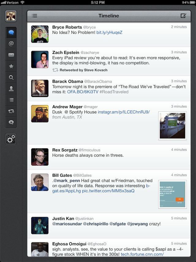 Tweetbot с поддержкой iPad Retina Tweetbot с поддержкой iPad Retina