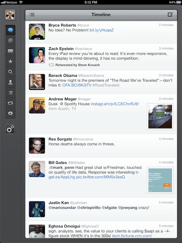 Tweetbot с поддержкой iPad Retina Tweetbot с поддержкой iPad Retina