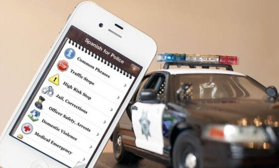 iPhone на страже порядка. Фото.