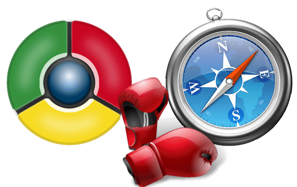 Safari vs. Chrome Safari vs. Chrome