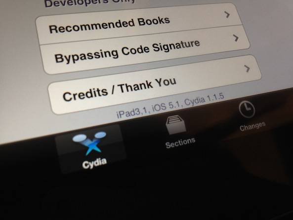 Cydia на новом iPad Cydia на новом iPad