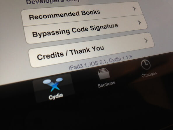 Cydia на новом iPad Cydia на новом iPad