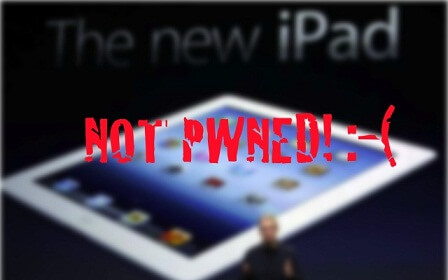 iPad not jailbroken iPad not jailbroken
