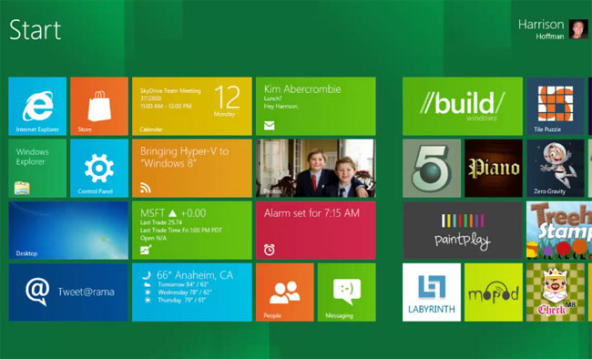 Windows 8 - интерфейс metro Windows 8 - интерфейс metro