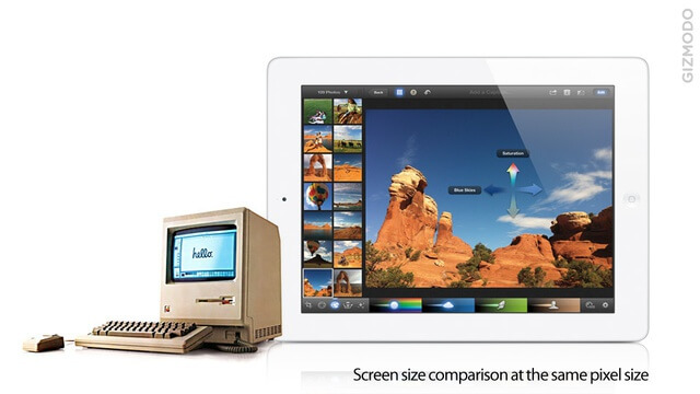 Первый Mac и новый iPad Первый Mac и новый iPad
