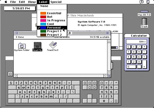Mac OS System 7 Mac OS System 7