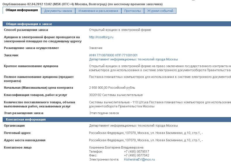 Госзакупки: Старый iPad по цене нового Госзакупки: Старый iPad по цене нового