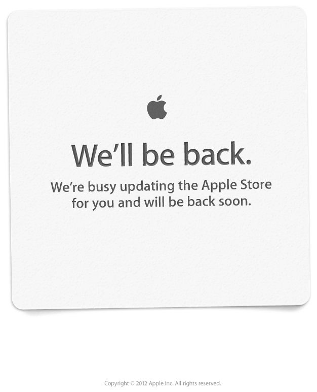 Онлайн-магазин Apple временно закрыт. Онлайн-магазин Apple временно закрыт. Фото.