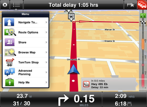 TomTom выпустила новую версию своего GPS приложения. Фото.