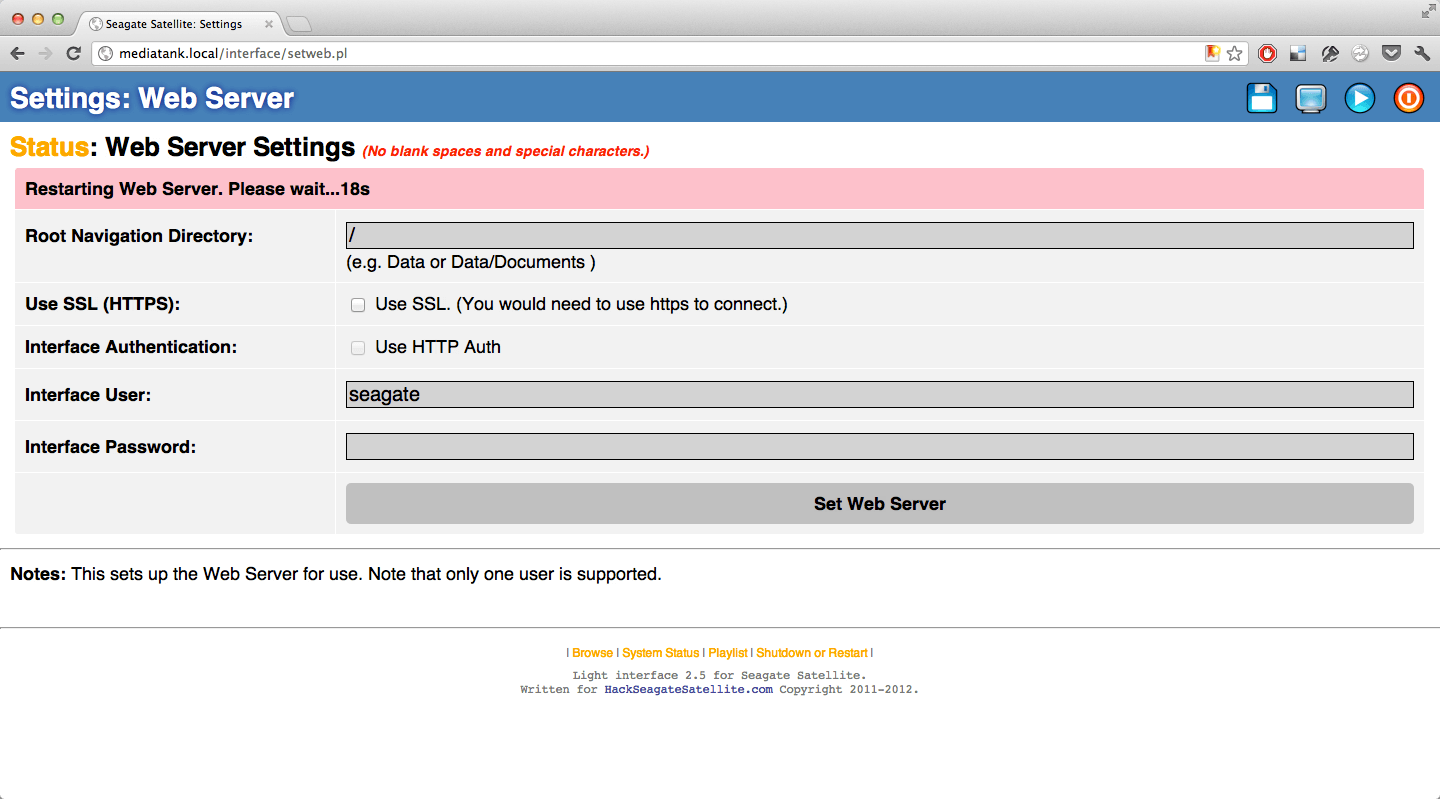 12 Server Settings 12 Server Settings