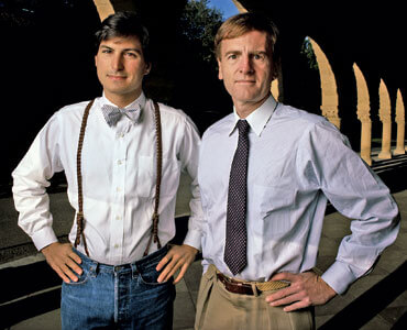 Jobs and Sculley Jobs and Sculley