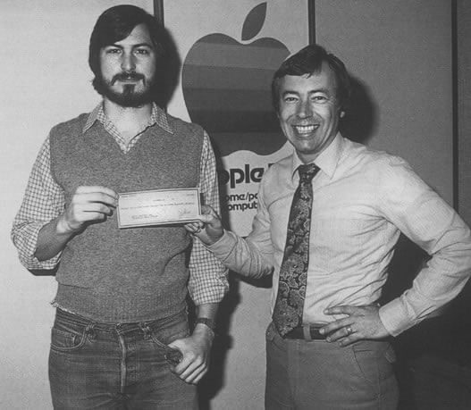 Mike Markulla and Steve Jobs Mike Markulla and Steve Jobs