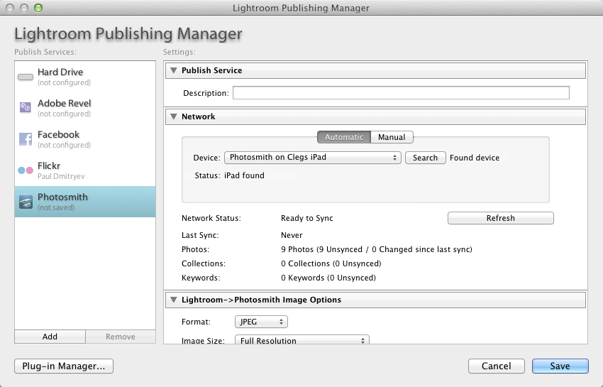 Установка плагина Photosmith в Lightroom Установка плагина Photosmith в Lightroom