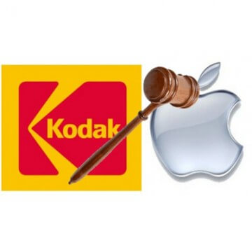 Kodak подает в суд на Apple в рамках патентного спора. Фото.