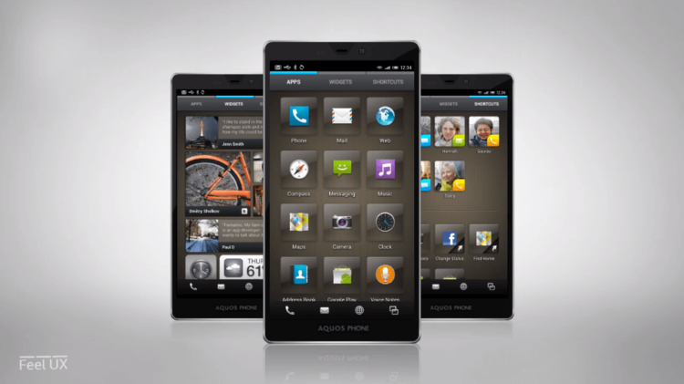 Новый интерфейс для Android. Фото.