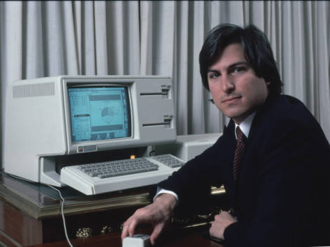 ted-thai-apple-computer-chrmn-steve-jobs-with-new-lisa-computer-during-press-preview ted-thai-apple-computer-chrmn-steve-jobs-with-new-lisa-computer-during-press-preview