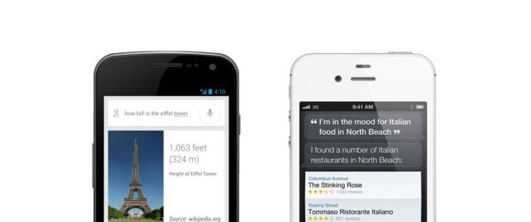Google Search против Siri: кто кого? Фото.